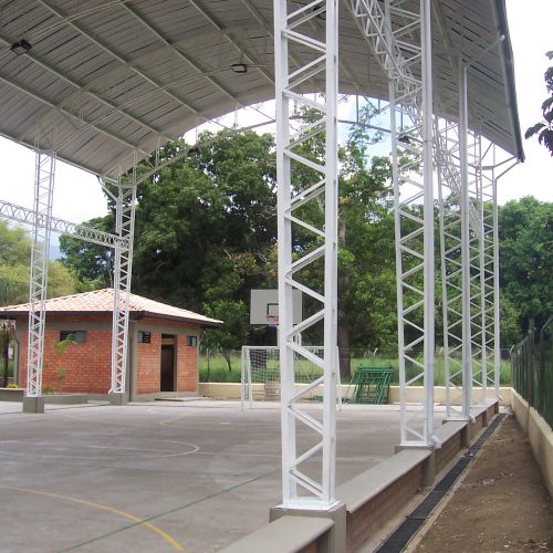 Cubierta Polideportivo Colegio El Rodeo Sopetran Antioquia