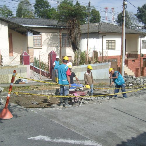 Mantenimiento vias en concreto Mpio de Manizales