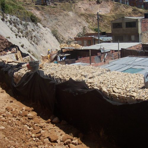 Obras de Mitigación de riesgos Barrio San Joaquin del Vaticano